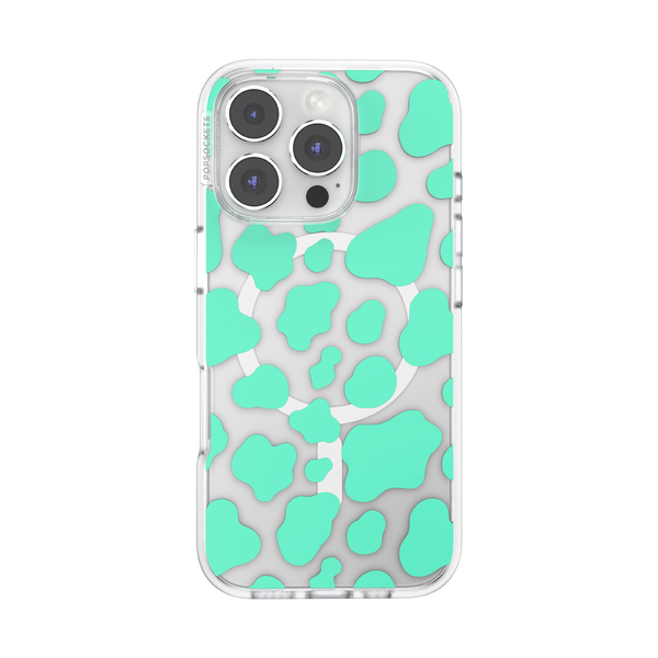popsockets Turquoise Cow Cow iPhone 16 Pro MagSafe Case