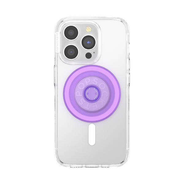 Popsockets Warm Lavender Translucent MagSafe Round Base