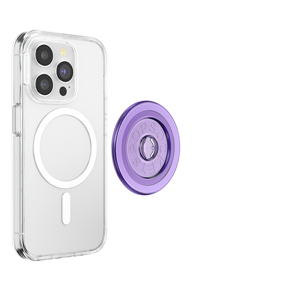 Popsockets Warm Lavender Translucent MagSafe Round Base