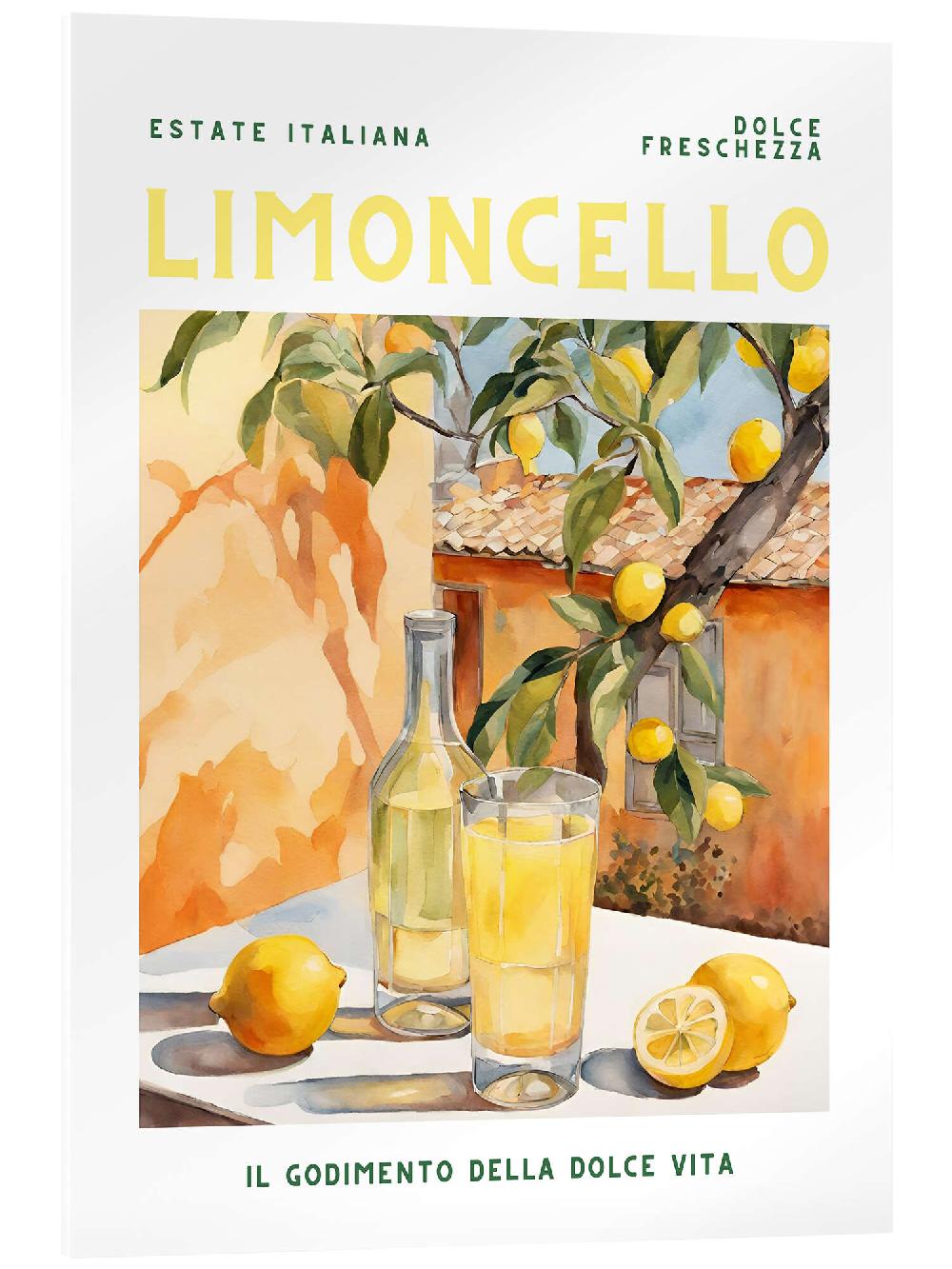posterlounge Acrylglas print Estate Italiana - Limoncello