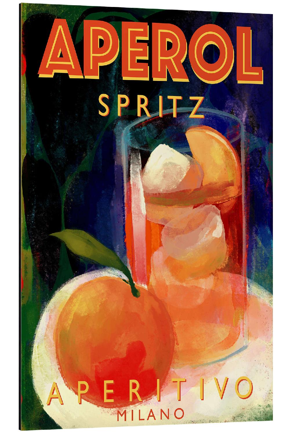 posterlounge Aluminium print Aperol Spritz Aperitivo Milano