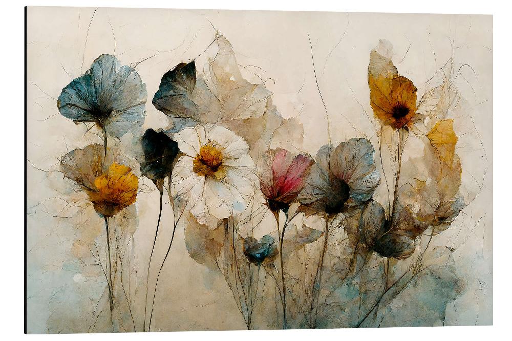 posterlounge Aluminium print Dried Flower Arrangement