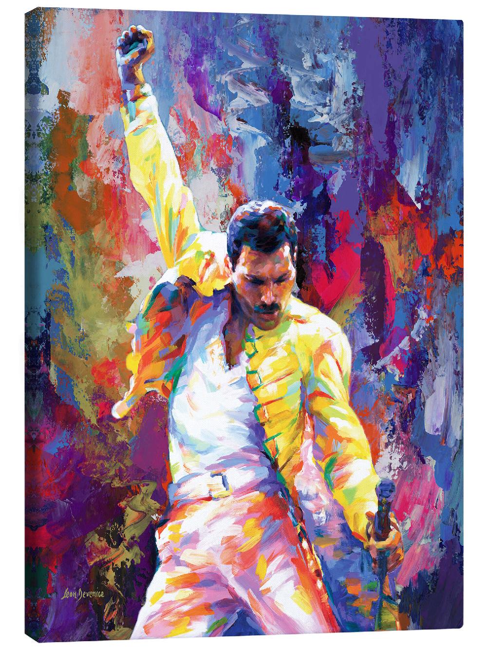 posterlounge Canvas print Freddie Mercury Pop Art Portrait