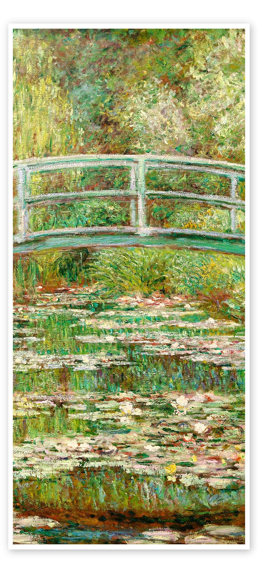 posterlounge Deurposter Bridge over the Lily Pond 1899