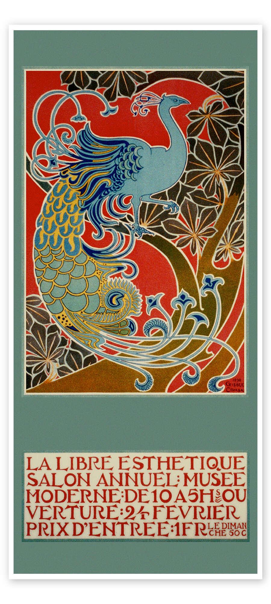 posterlounge Deurposter La Libre Esthetique Salon Annuel