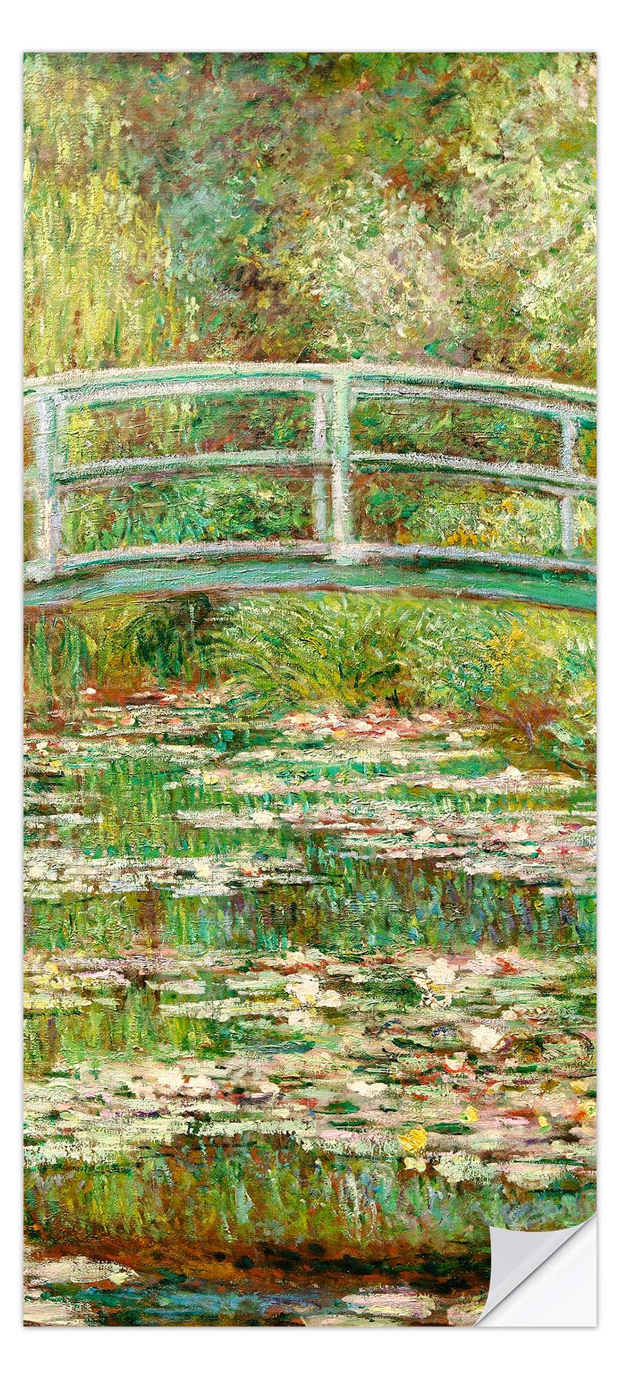posterlounge Deursticker Bridge over the Lily Pond 1899