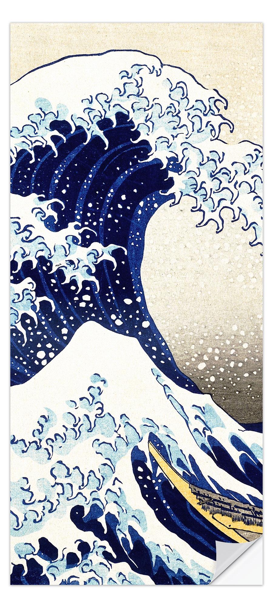 posterlounge Deursticker De grote golf van Kanagawa II