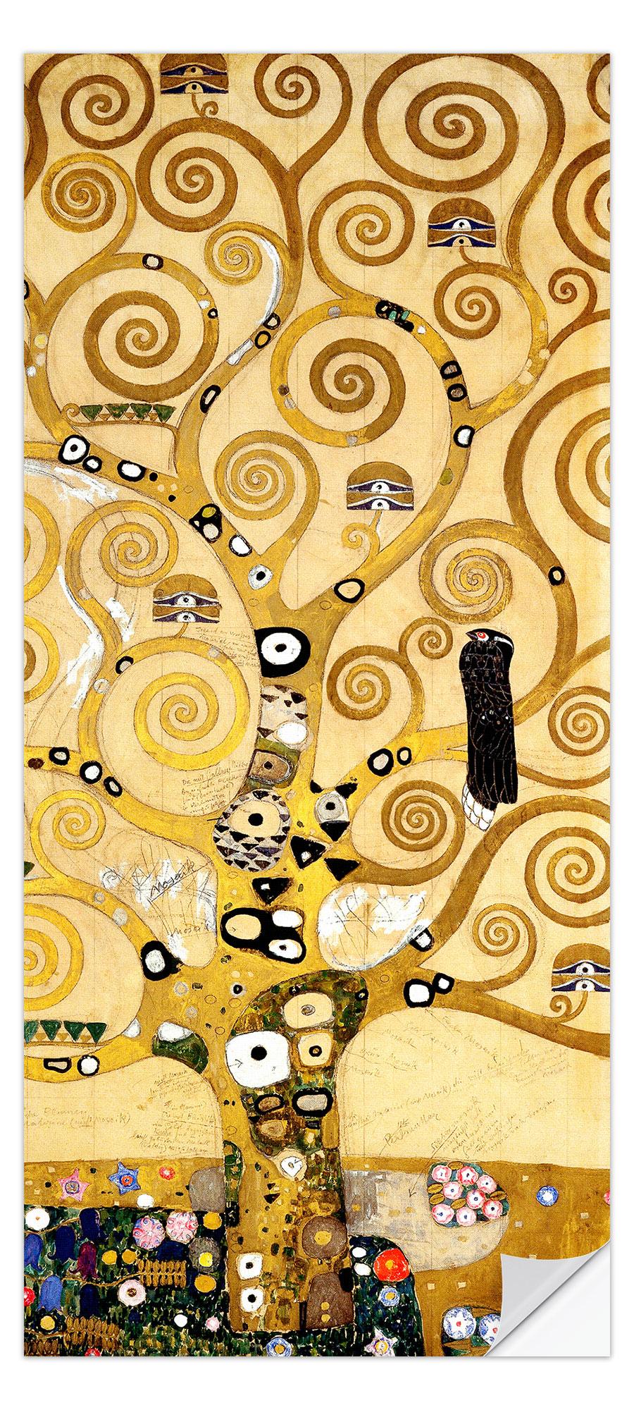 posterlounge Deursticker De levensboom (centraal gedeelte)