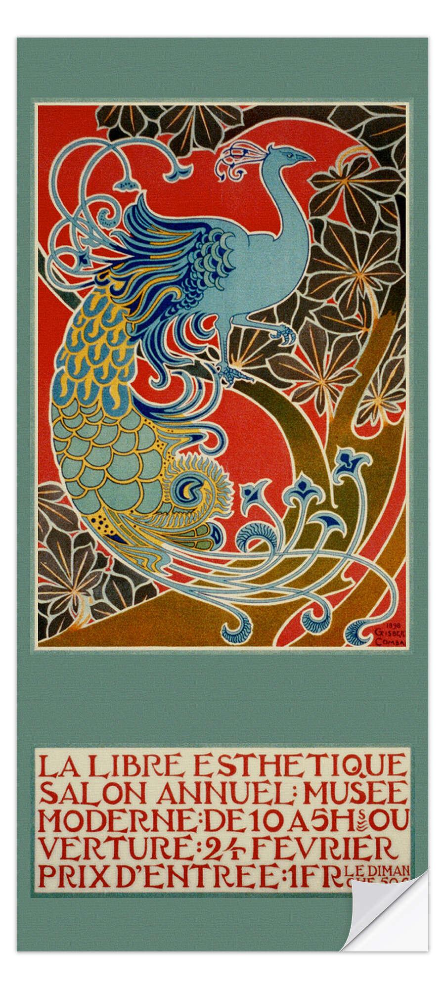 posterlounge Deursticker La Libre Esthetique Salon Annuel