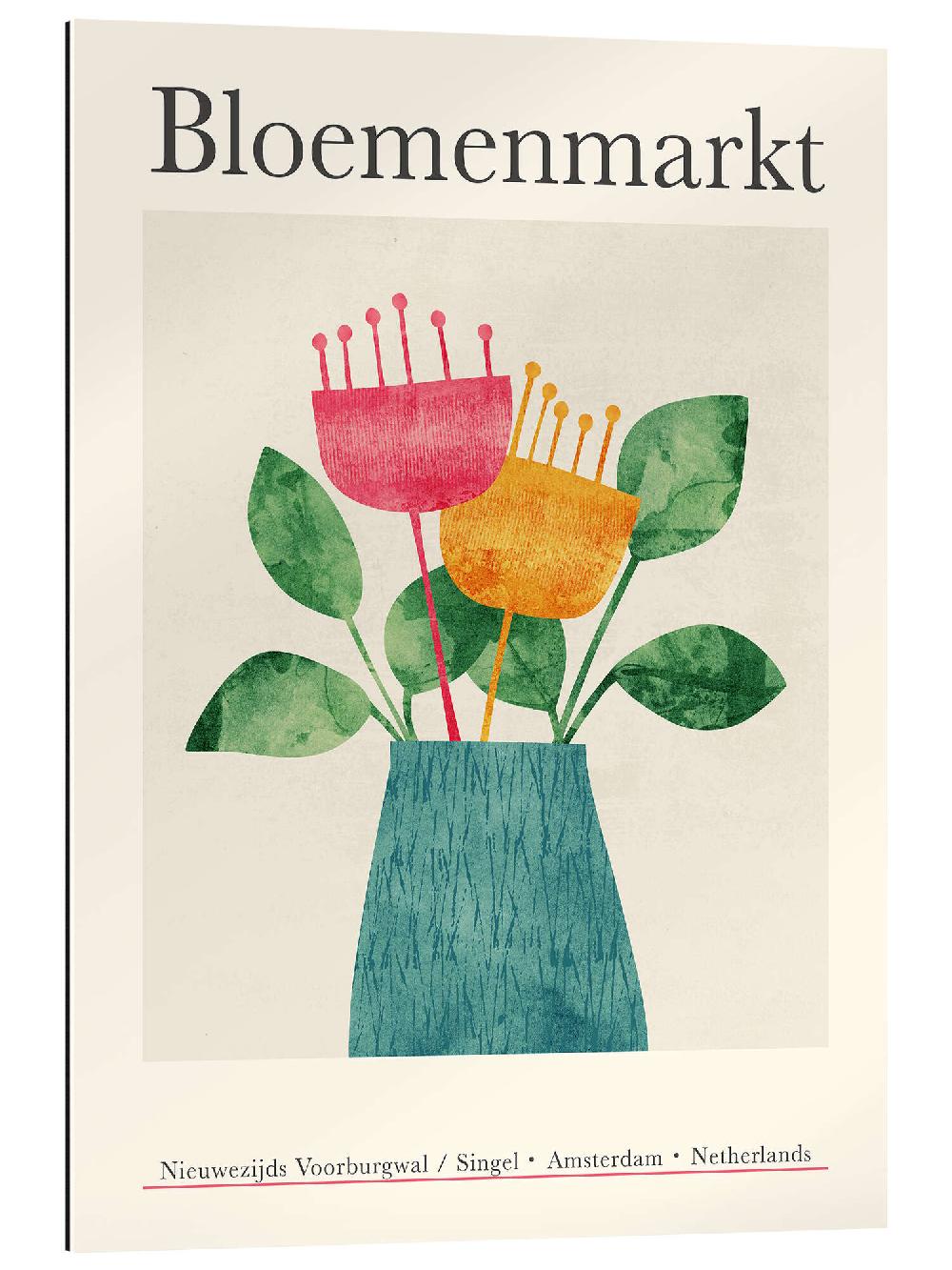 posterlounge Gallery print Flower Market - Bloemenmarkt Amsterdam