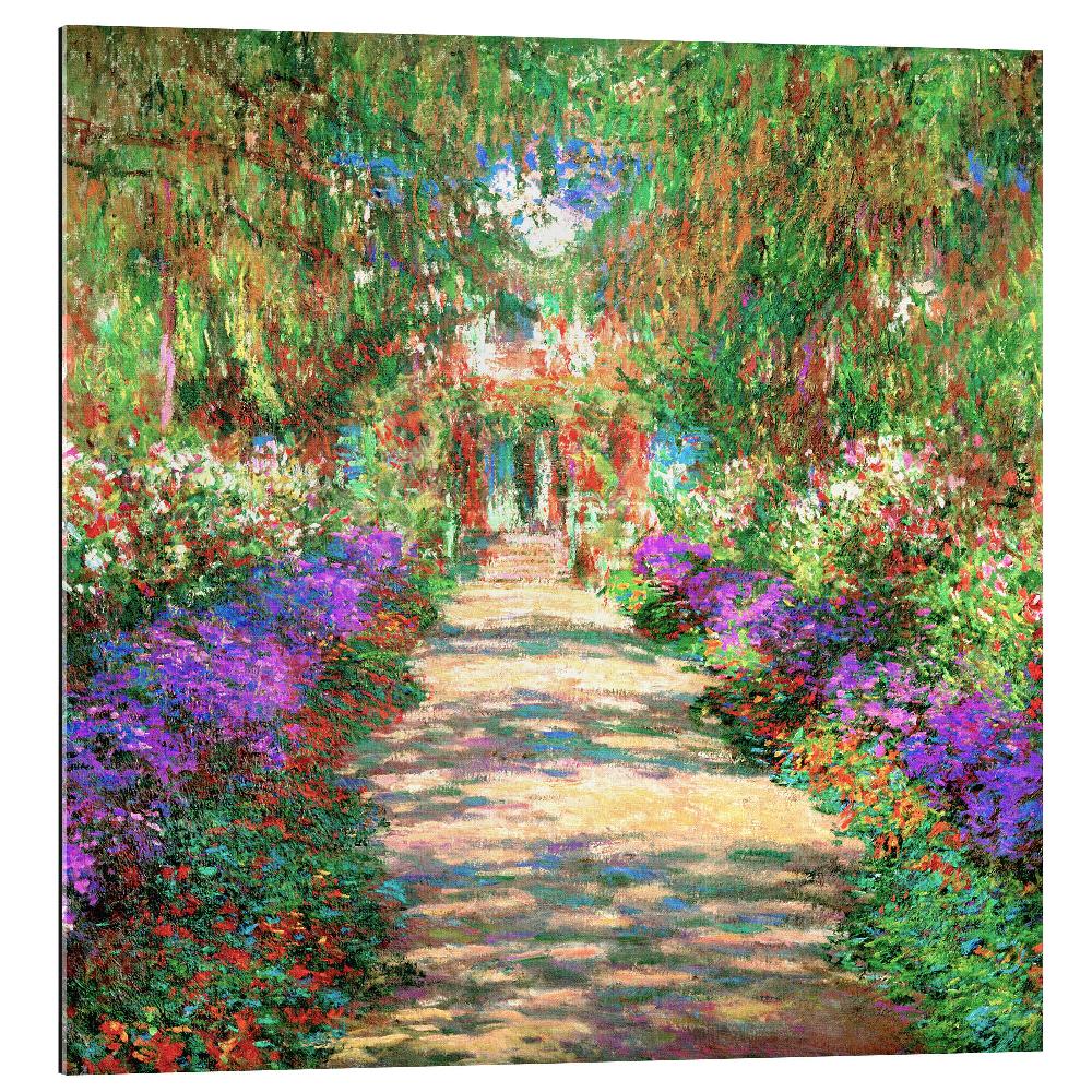 posterlounge Gallery print Weg in de tuin van Monet