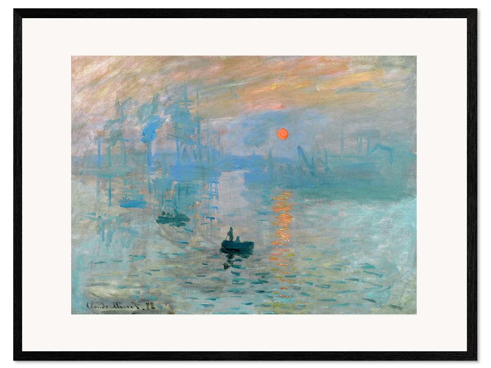 posterlounge Ingelijste kunstdruk Impressie opkomende zon