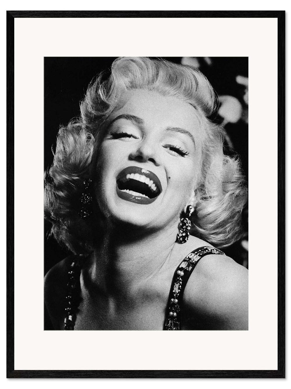 posterlounge Ingelijste kunstdruk Marilyn Monroe Lipstick