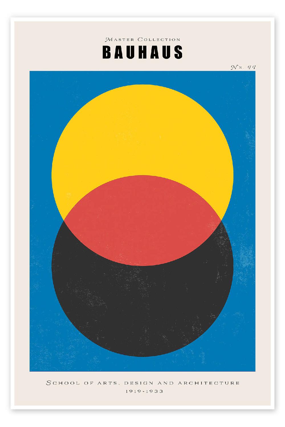 posterlounge Poster Bauhaus Design and Architecture