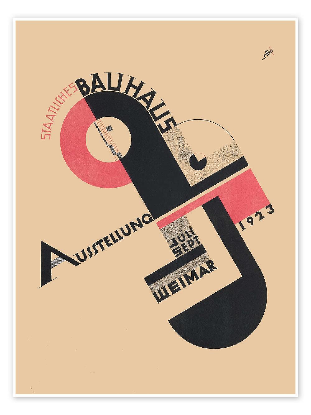 posterlounge Poster Bauhaus Exhibition Weimar I 1923