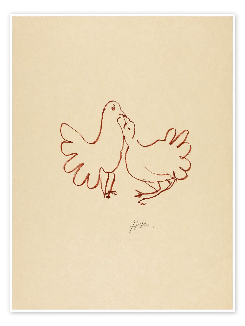 posterlounge Poster Florilège des Amours de Ronsard 1948 II