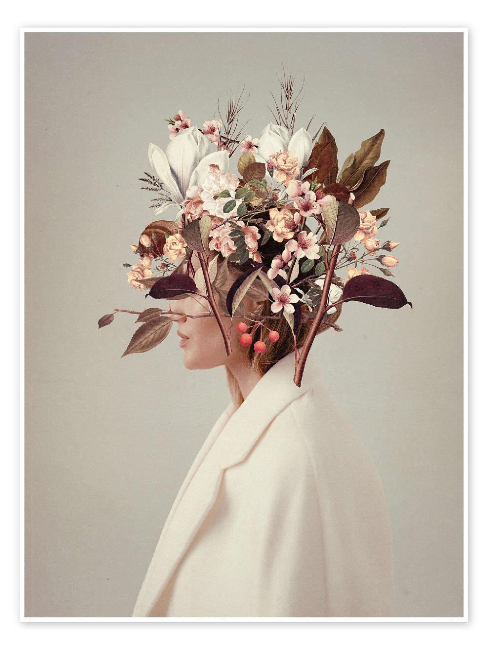 posterlounge Poster I fell in Love with fall because of you