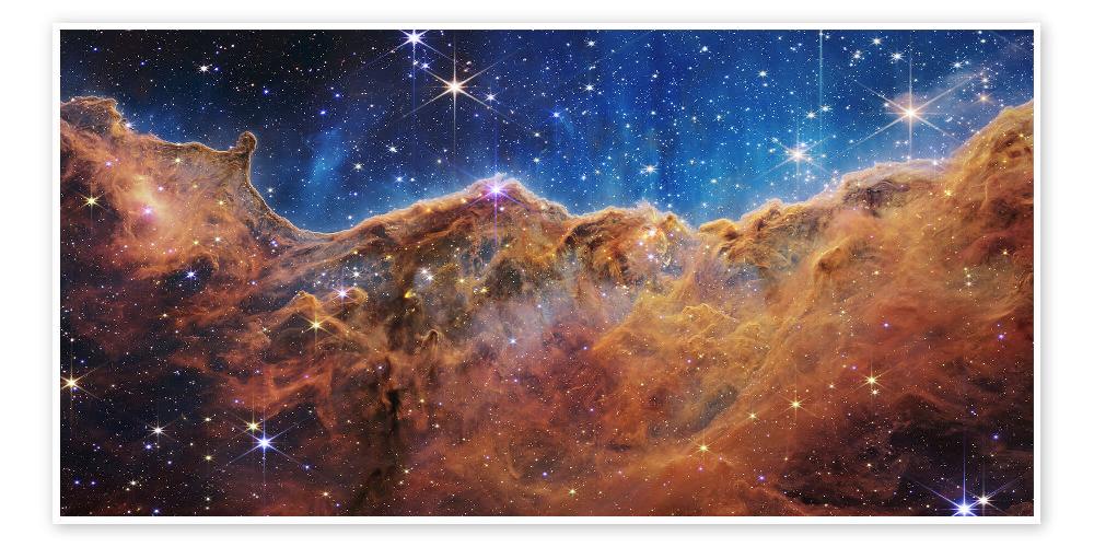 posterlounge Poster James Webb - Open star cluster in Carina Nebula (NIRCam)