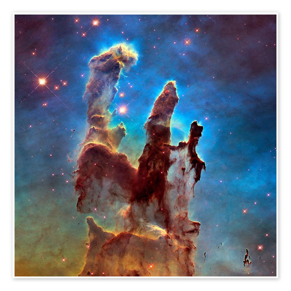 posterlounge Poster Pillars of Creation in the Eagle Nebula