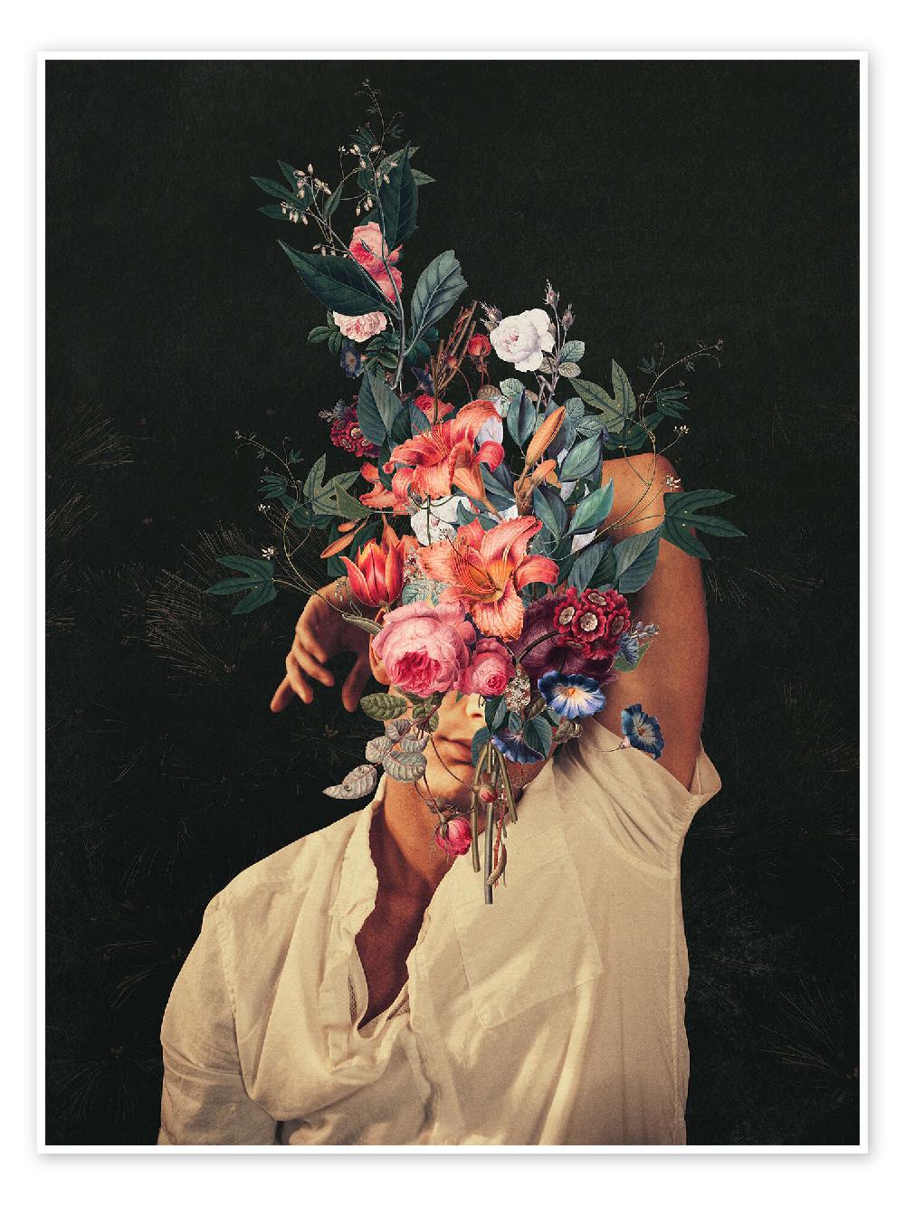 posterlounge Poster Roses Bloomed everytime I thought of You