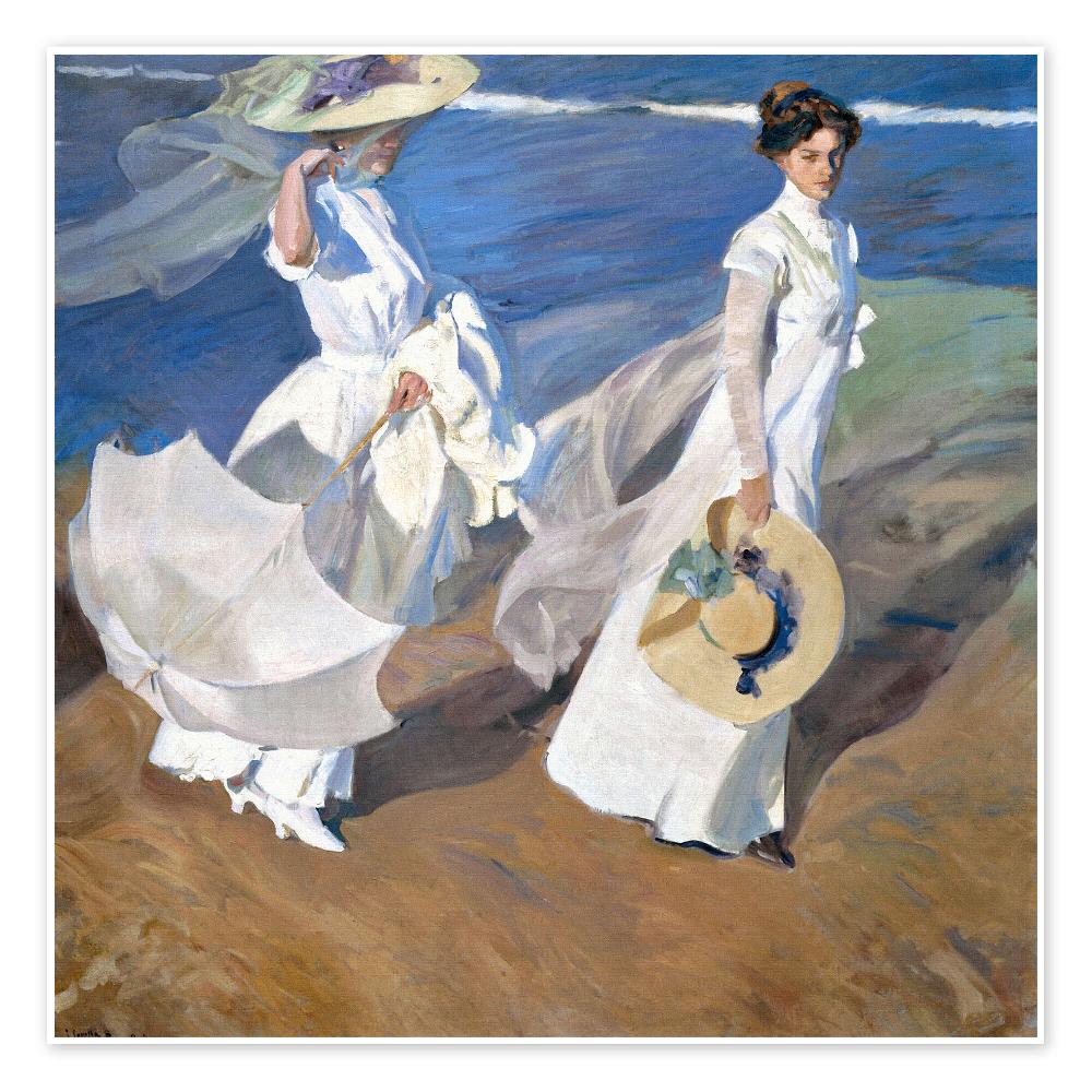 posterlounge Poster Strolling along the Seashore 1909