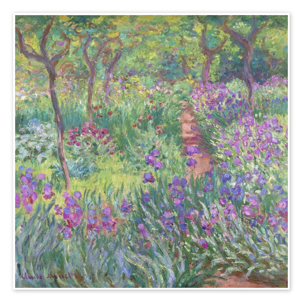 posterlounge Poster The Artist's Garden at Giverny 1900
