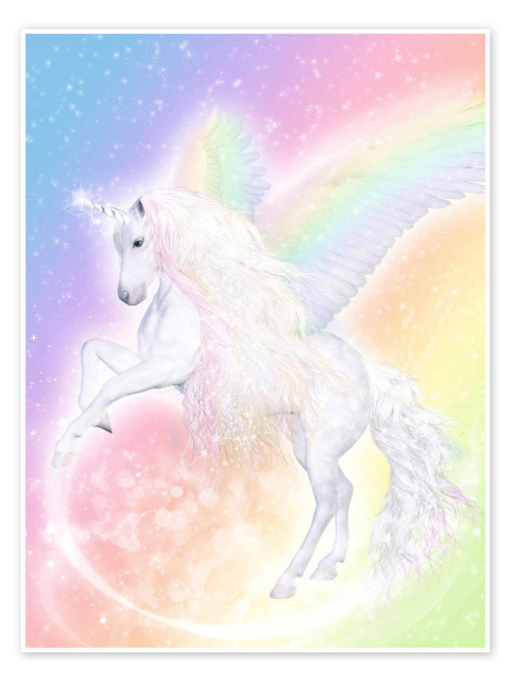 posterlounge Poster Unicorn Pegasus - Enchant your life