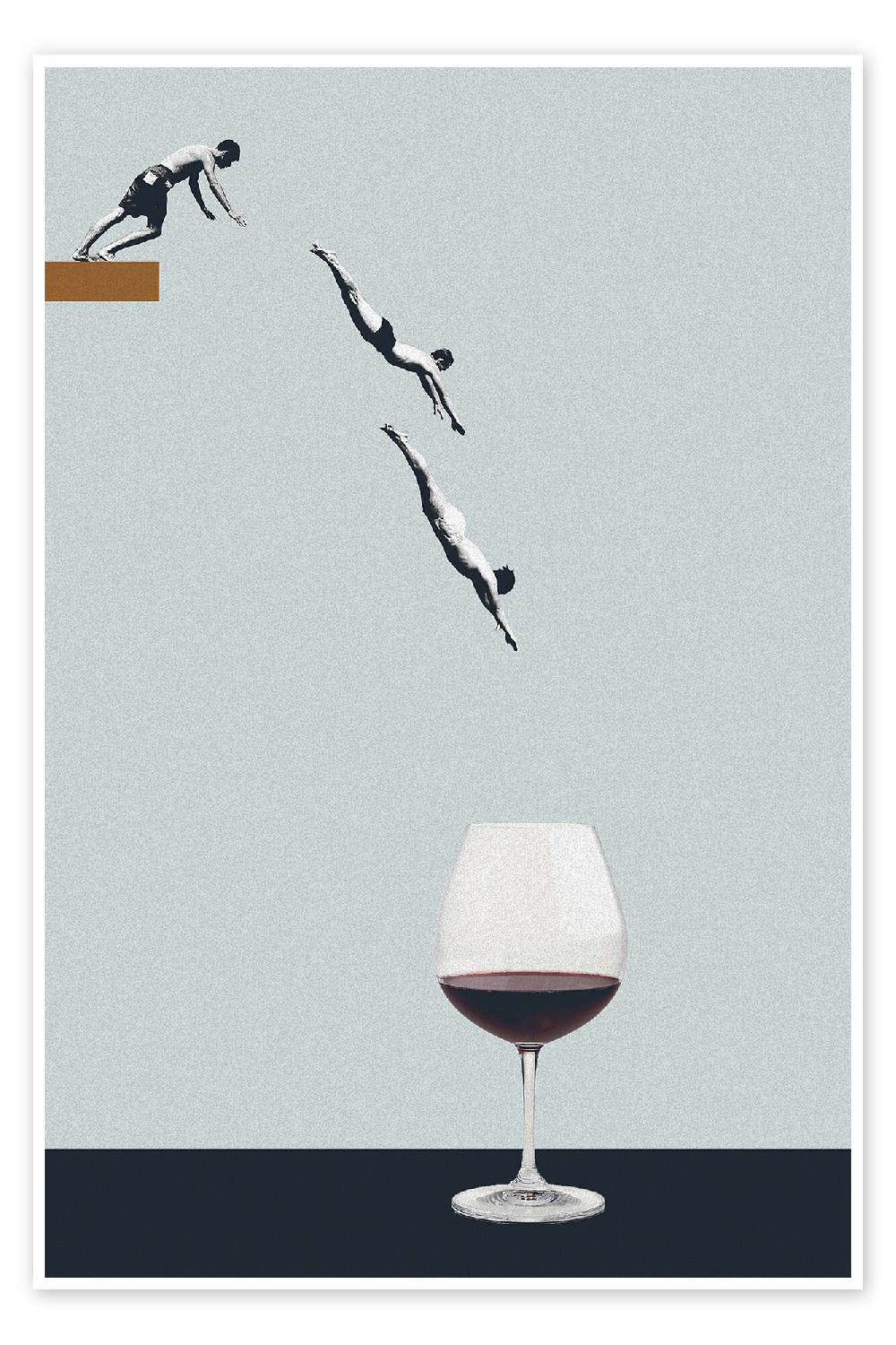 posterlounge Poster Your best friends forget you get old