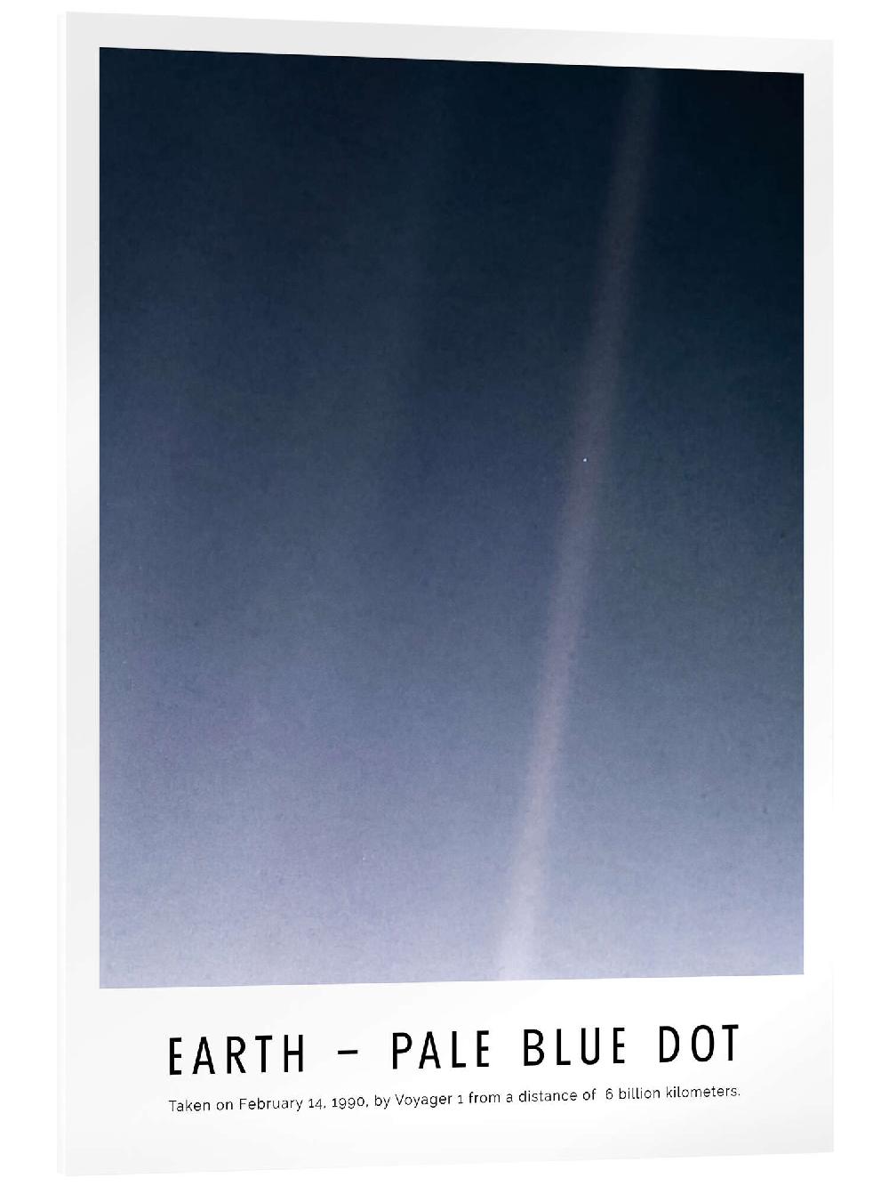 posterlounge Acrylglas print Earth - Pale Blue Dot