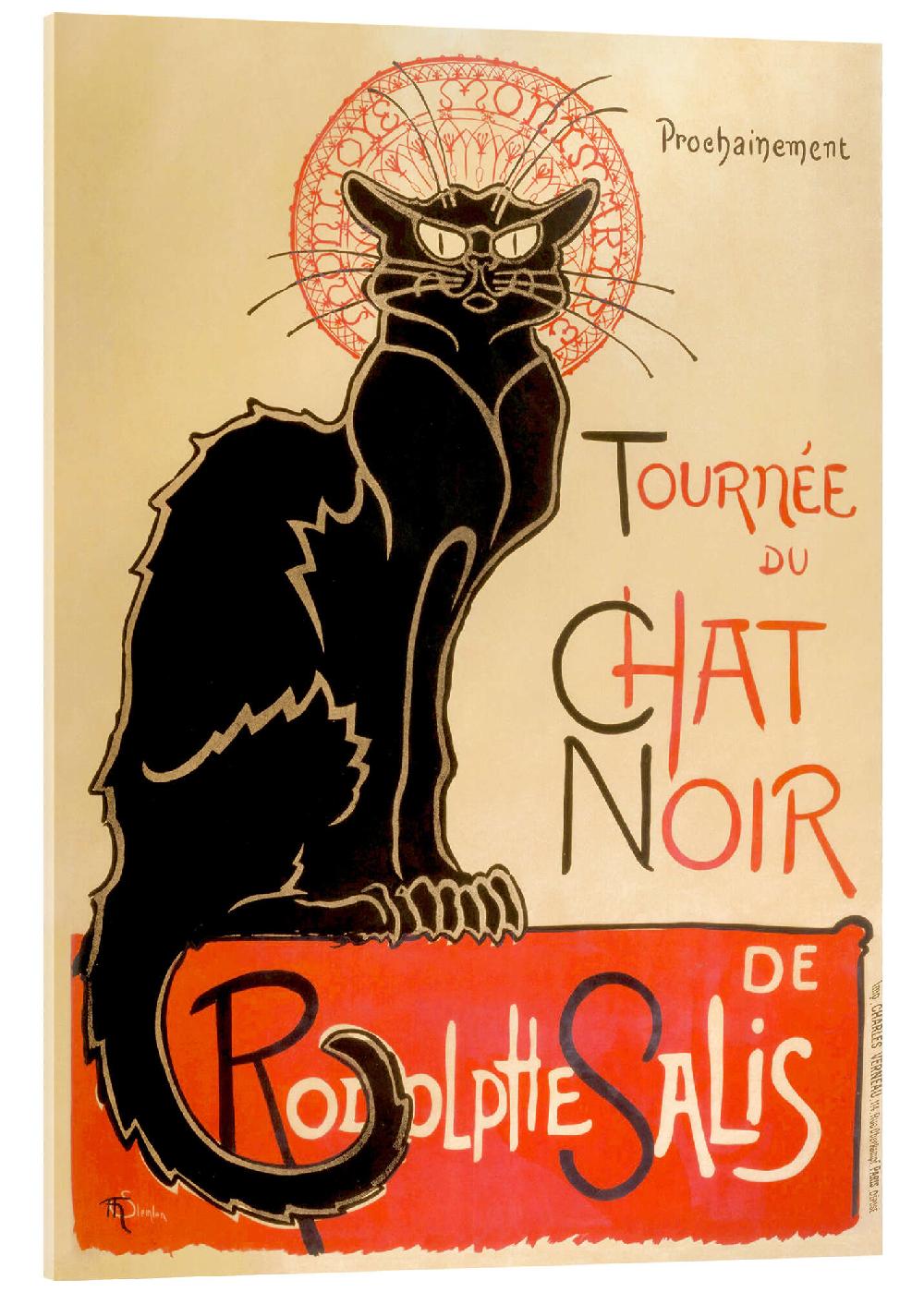 posterlounge Acrylglas print Le Chat Noir