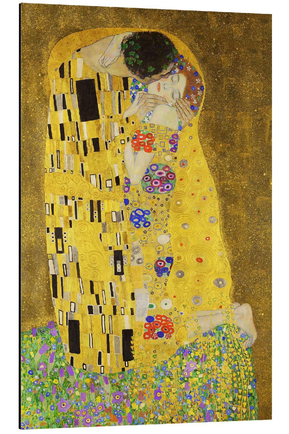 posterlounge Aluminium print De Kus (detail)