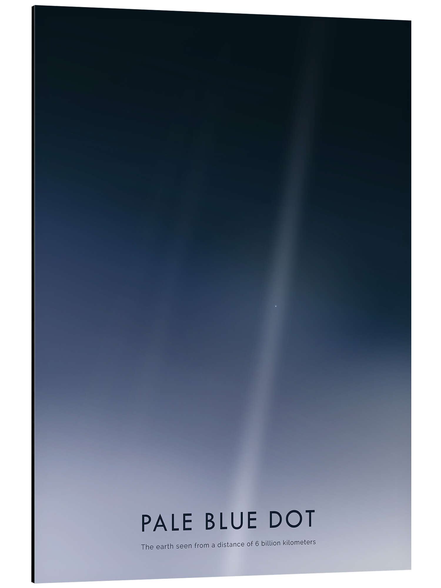 posterlounge Aluminium print Pale Blue Dot