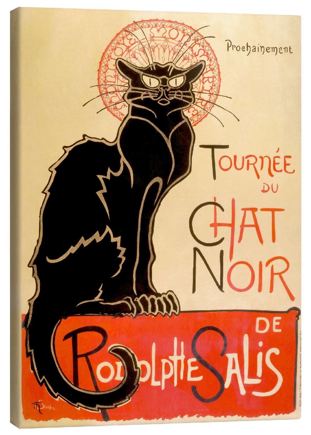 posterlounge Canvas print Le Chat Noir