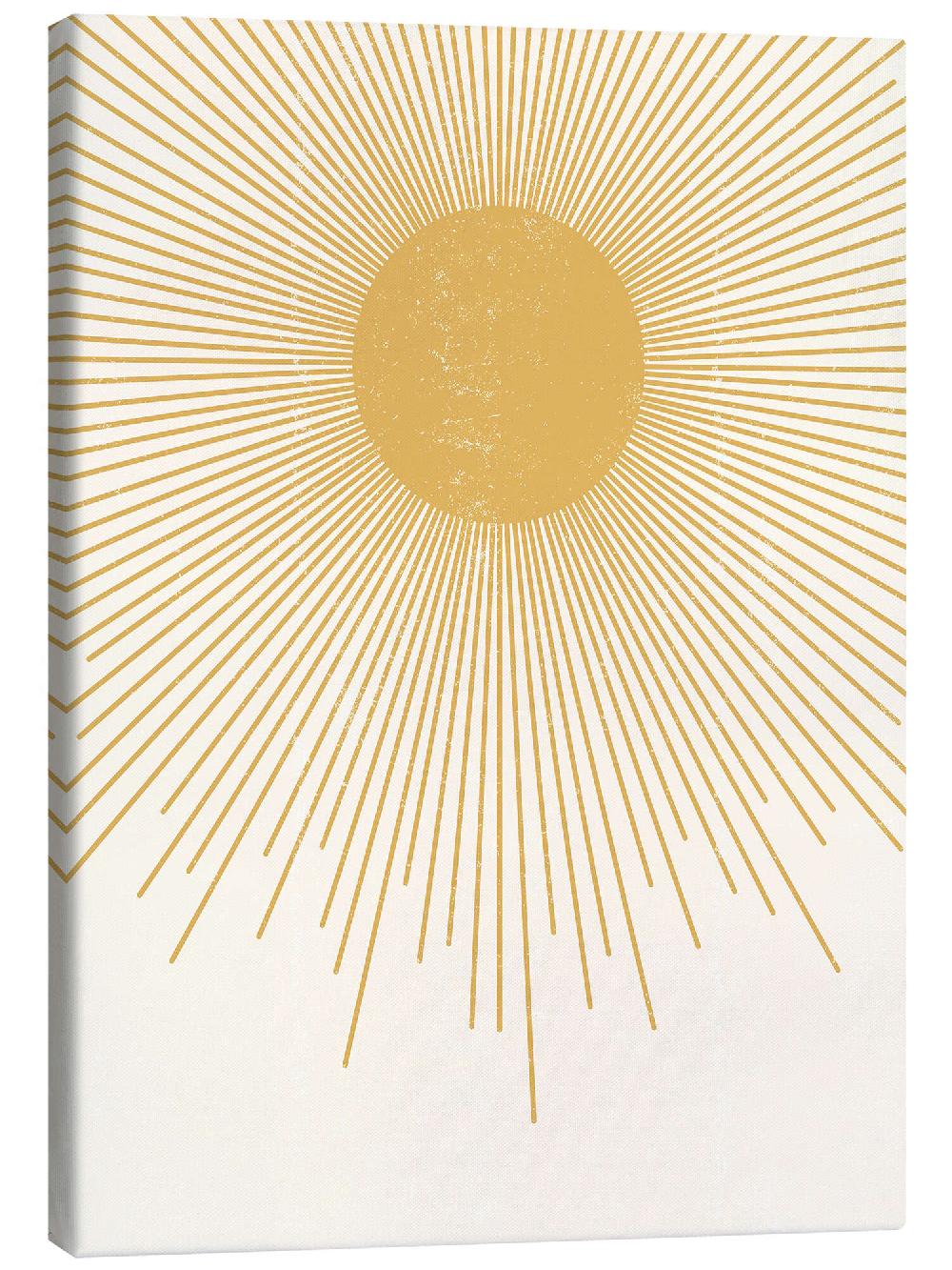 posterlounge Canvas print Minimalist sun