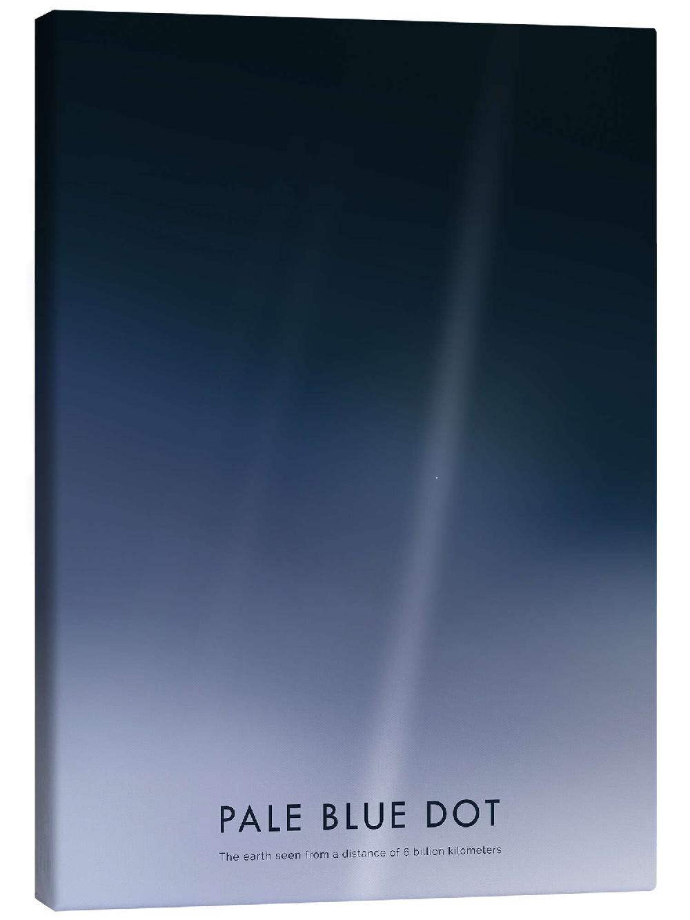 posterlounge Canvas print Pale Blue Dot
