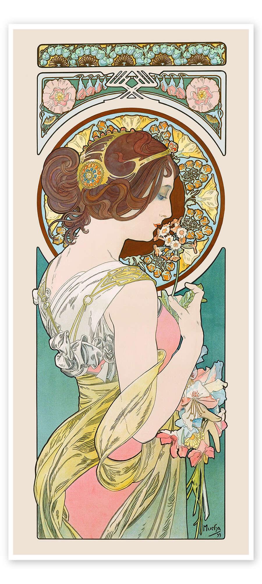 posterlounge Deurposter De sleutelbloem