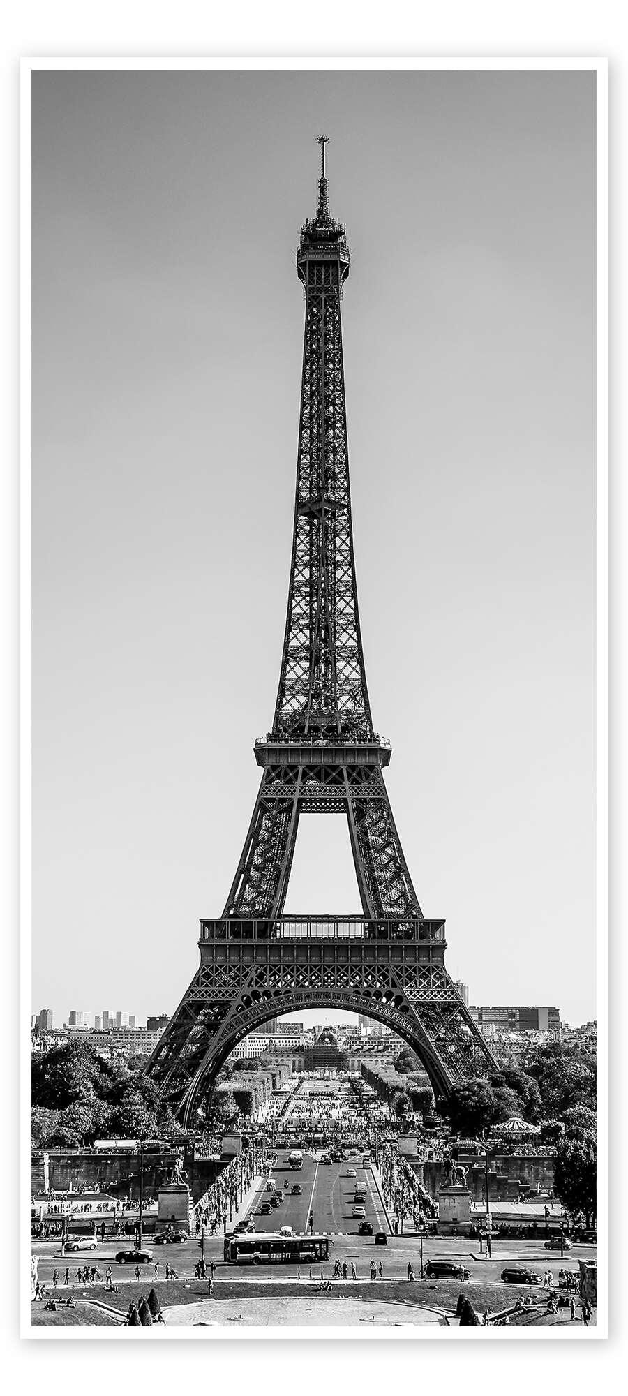 posterlounge Deurposter Eiffeltoren in Parijs