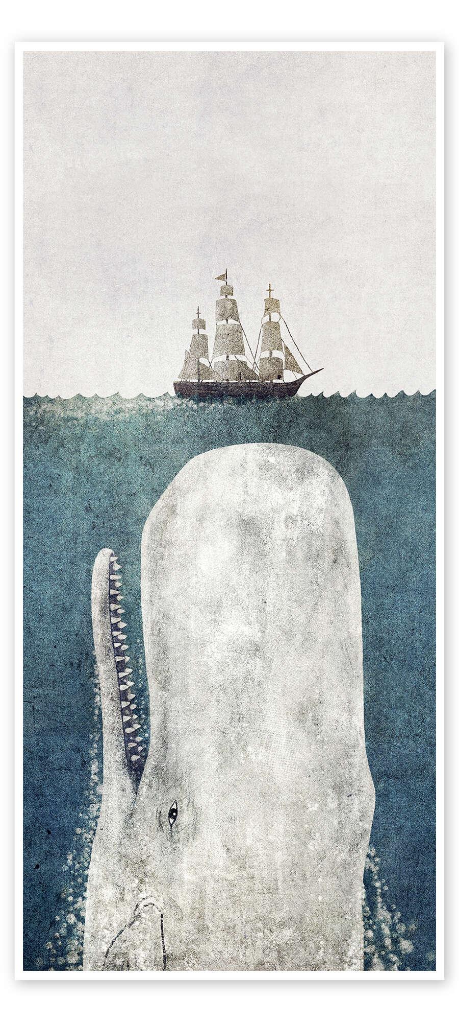 posterlounge Deurposter Moby op jacht