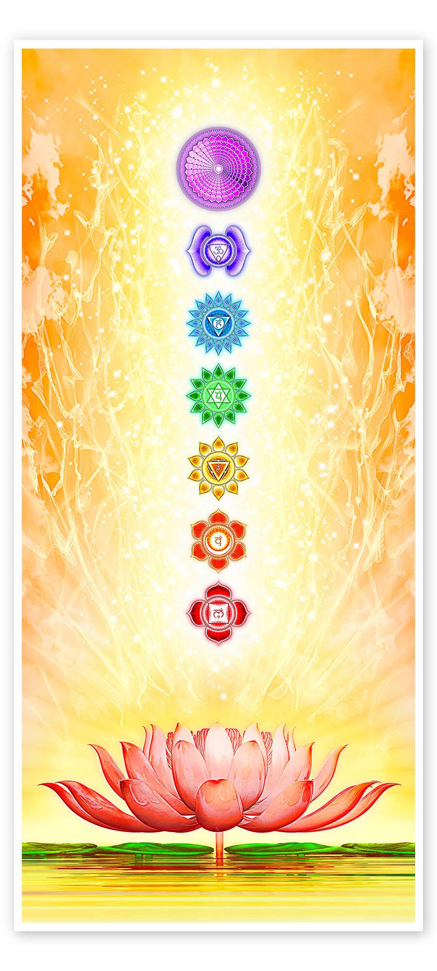 posterlounge Deurposter Sacred Lotus