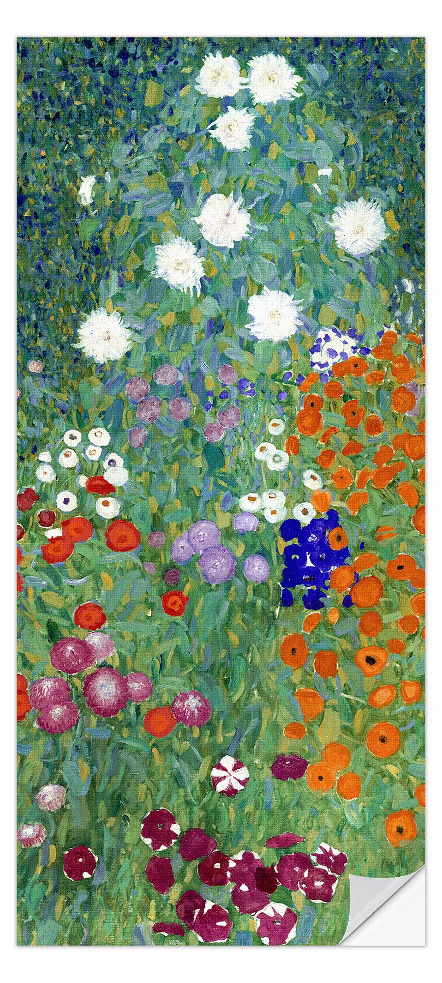 posterlounge Deursticker Bloementuin