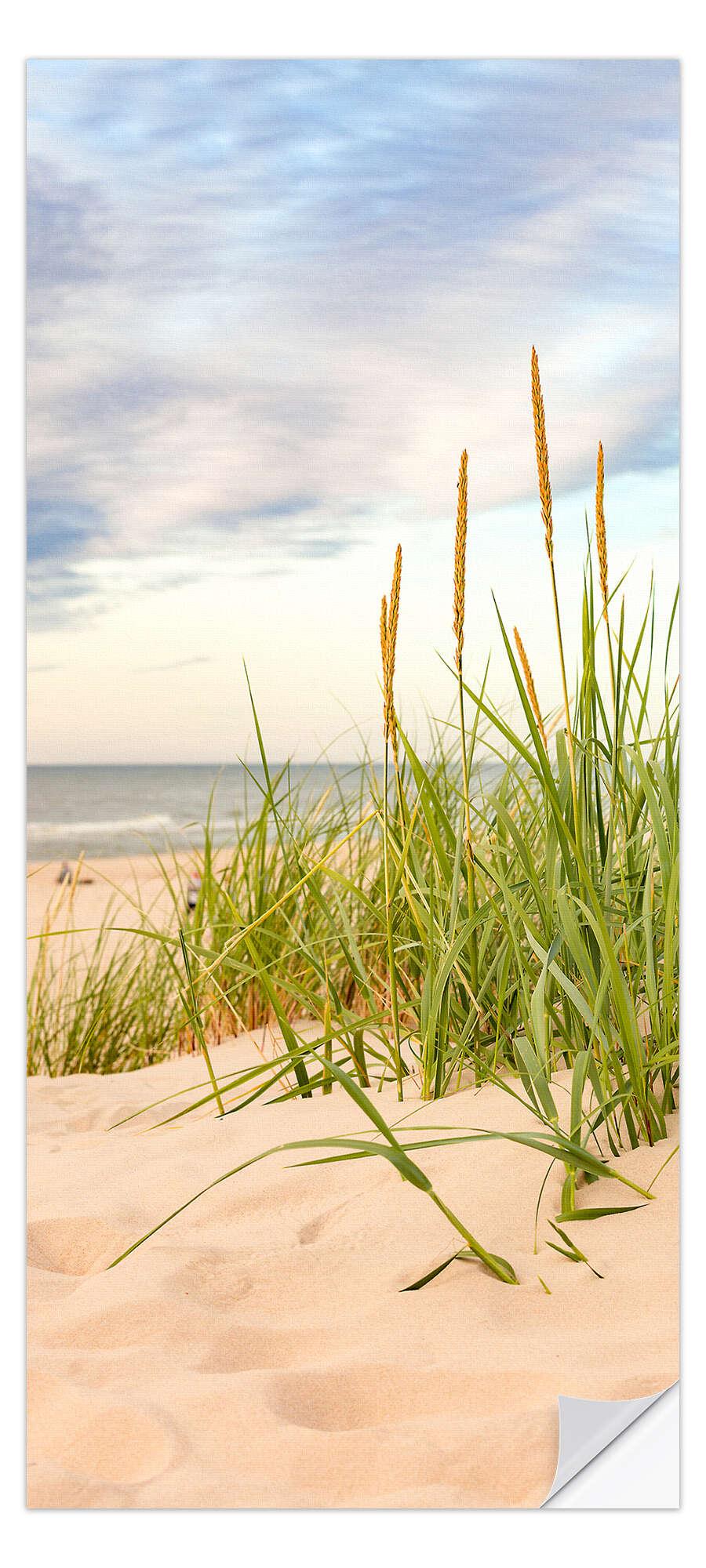 posterlounge Deursticker Dune with Beach Grass