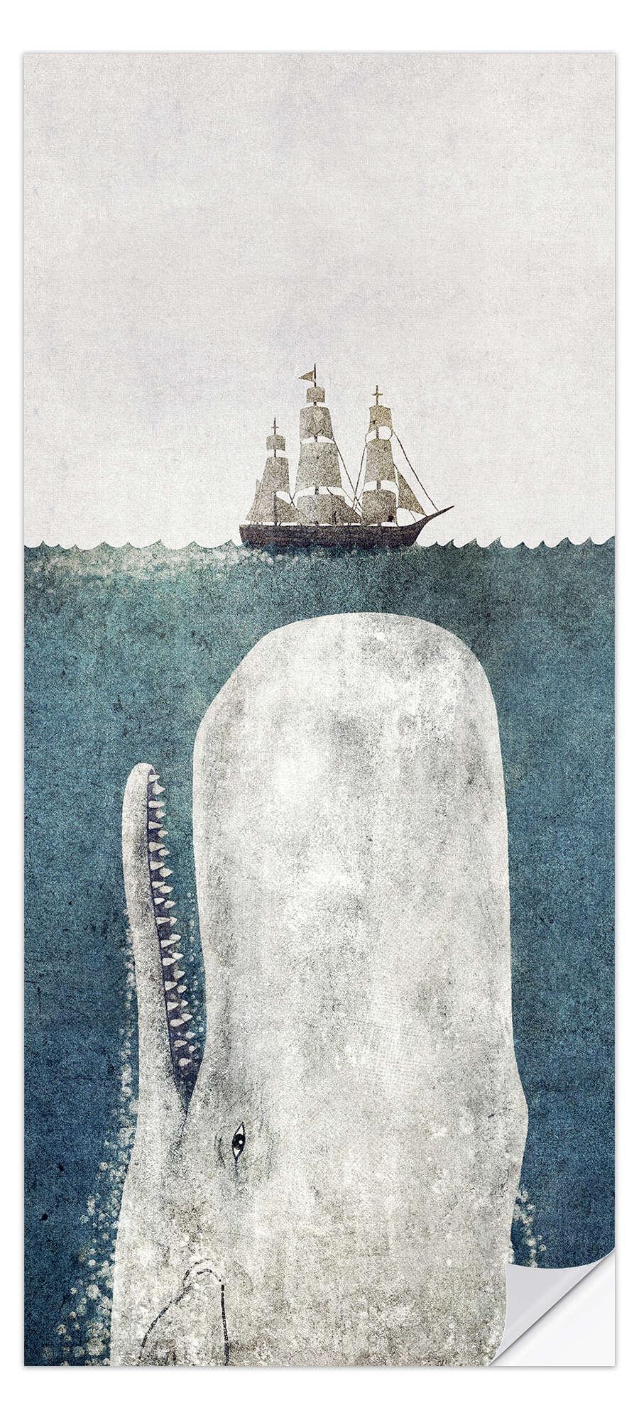 posterlounge Deursticker Moby op jacht