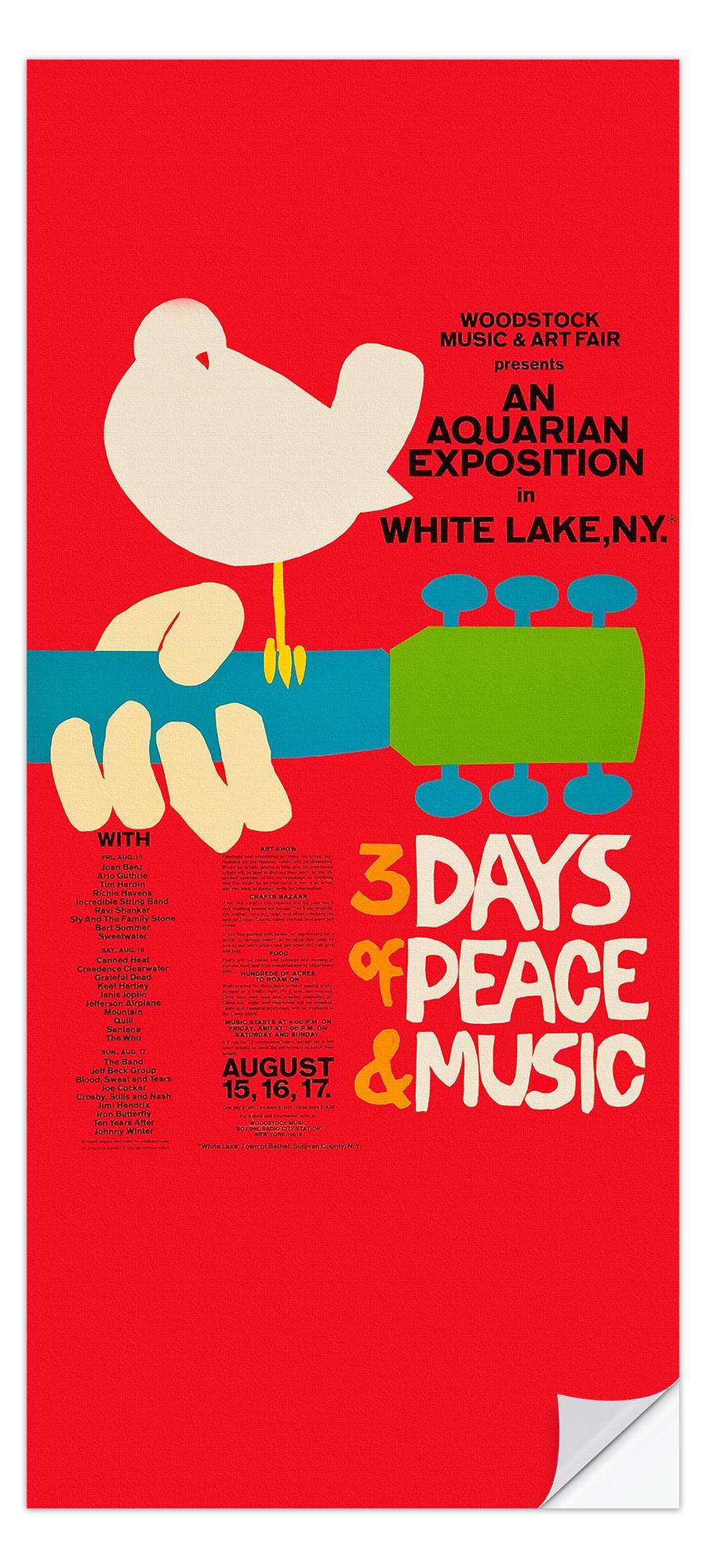 posterlounge Deursticker Woodstock Festival