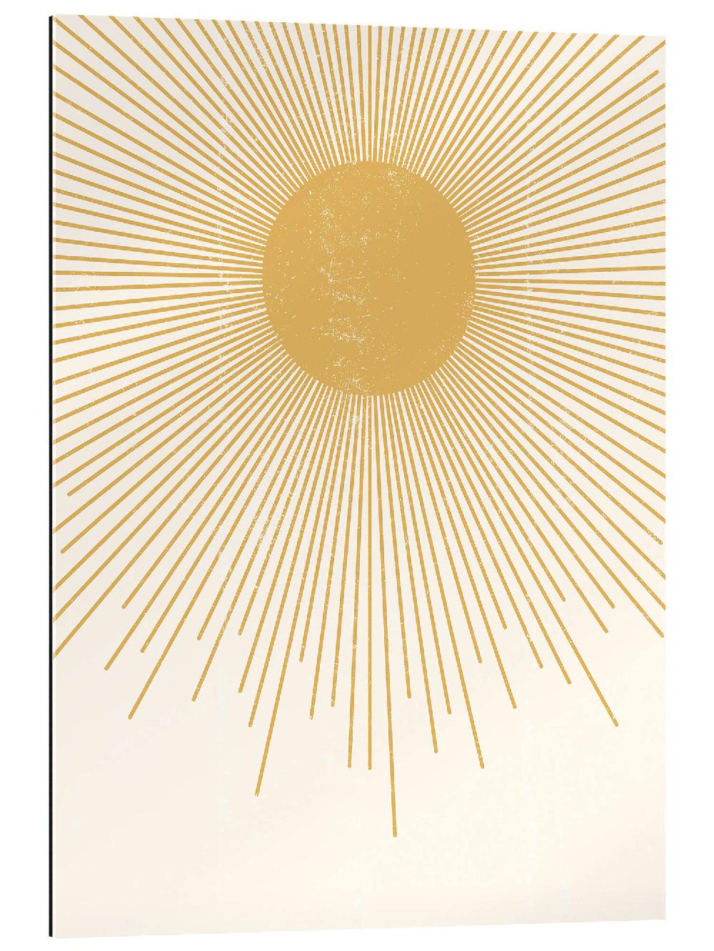 posterlounge Gallery print Minimalist sun