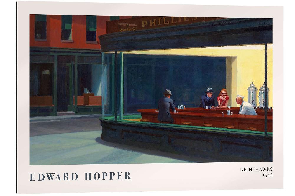 posterlounge Gallery print Nighthawks 1942