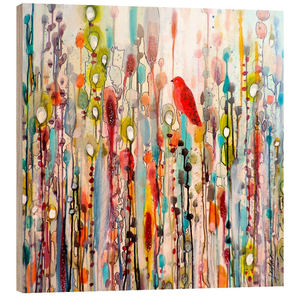 posterlounge Hout print La vie comme un passage