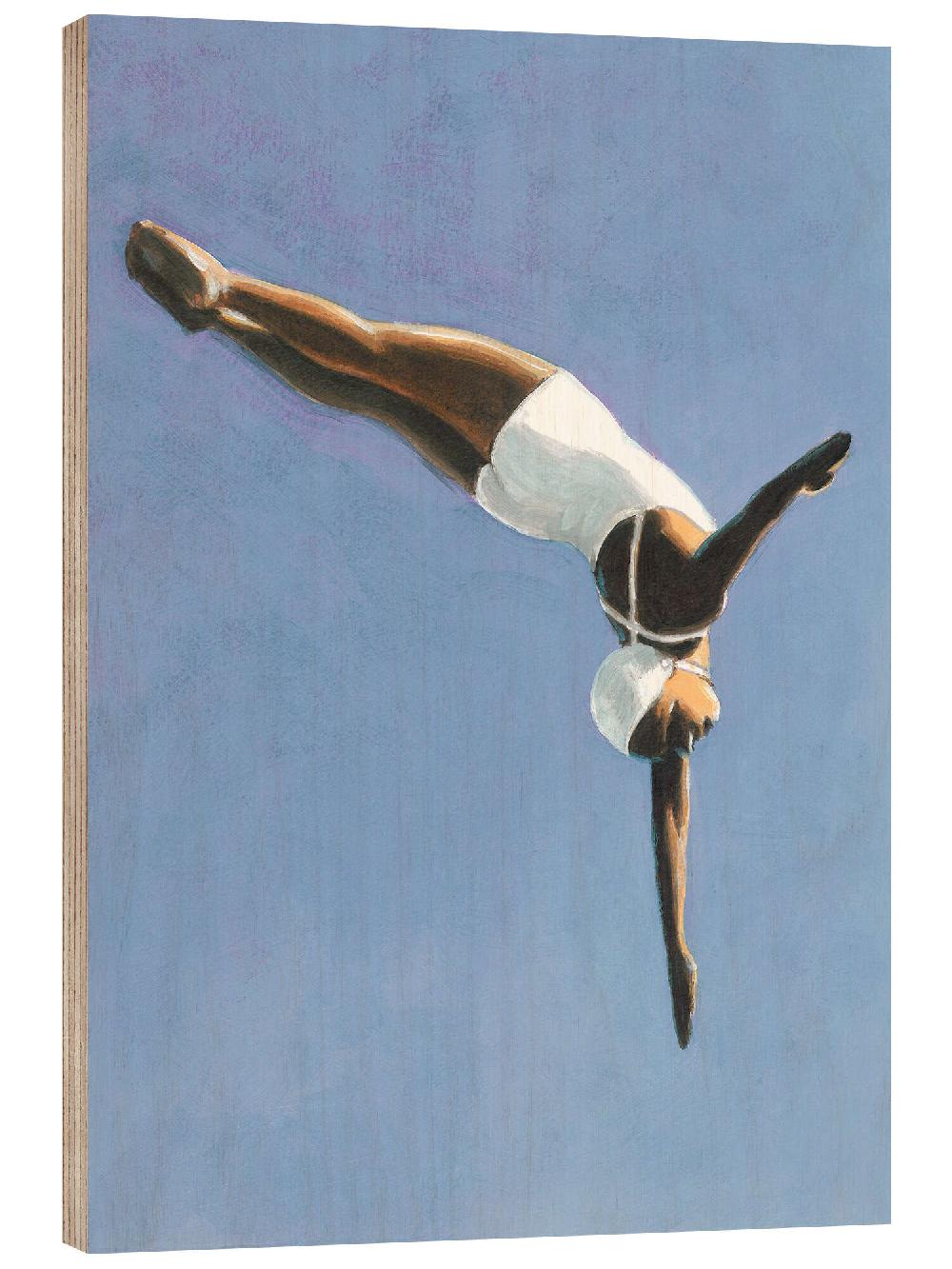 posterlounge Hout print Schoonspringen