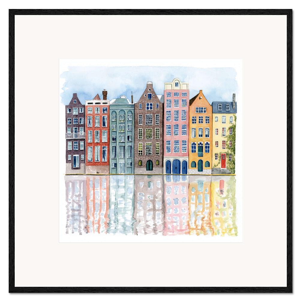 posterlounge Ingelijste kunstdruk Neighborhood I