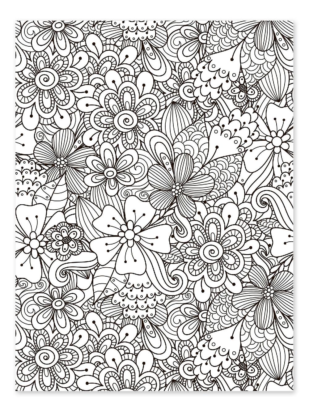 posterlounge Kleurposter Bloemenweide