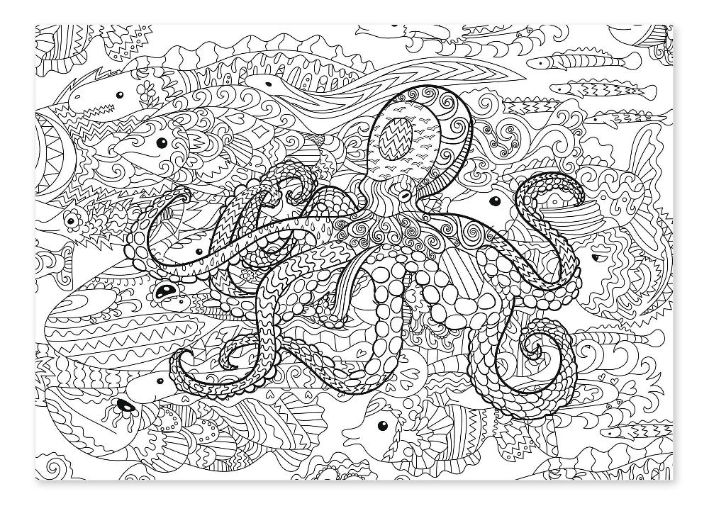 posterlounge Kleurposter Vissen en waterdieren